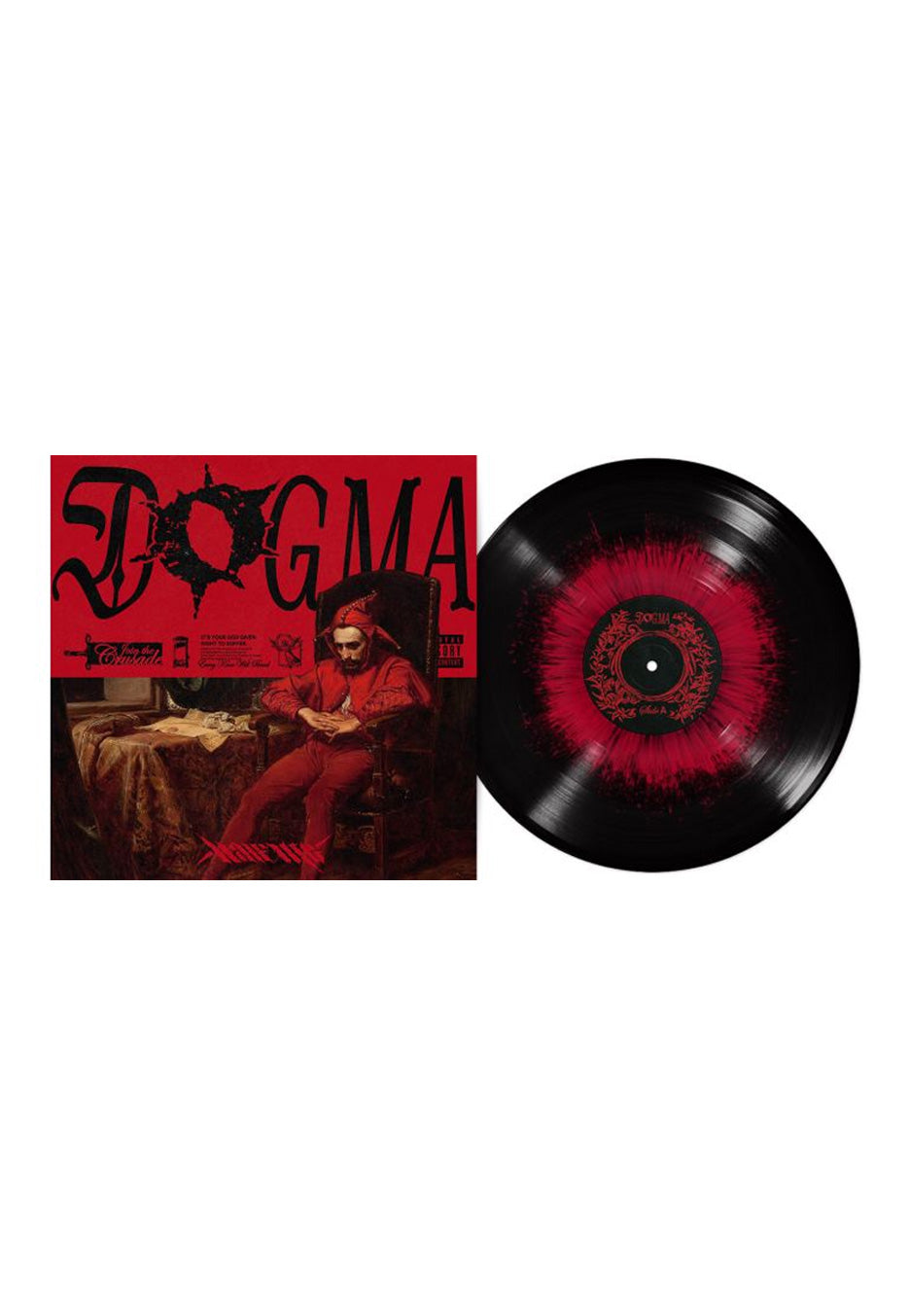 Half Me - Dogma Ltd. Black w/ Red - Splattered Vinyl | Neutral-Image