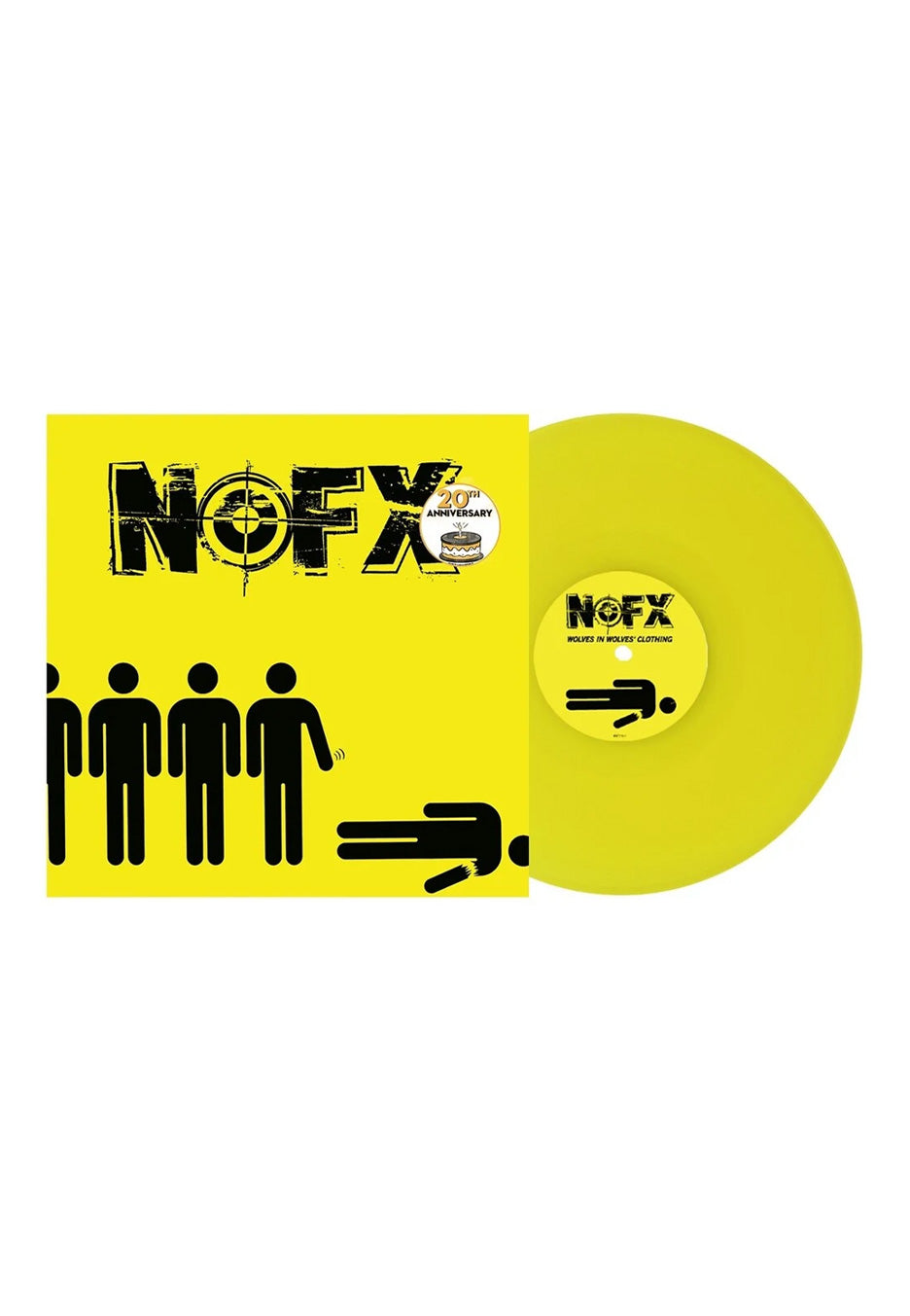 NOFX - Wolves In Wolves' Clothing (20th Anniversary) Ltd. Highlighter Yellow - Colored Vinyl | Neutral-Image