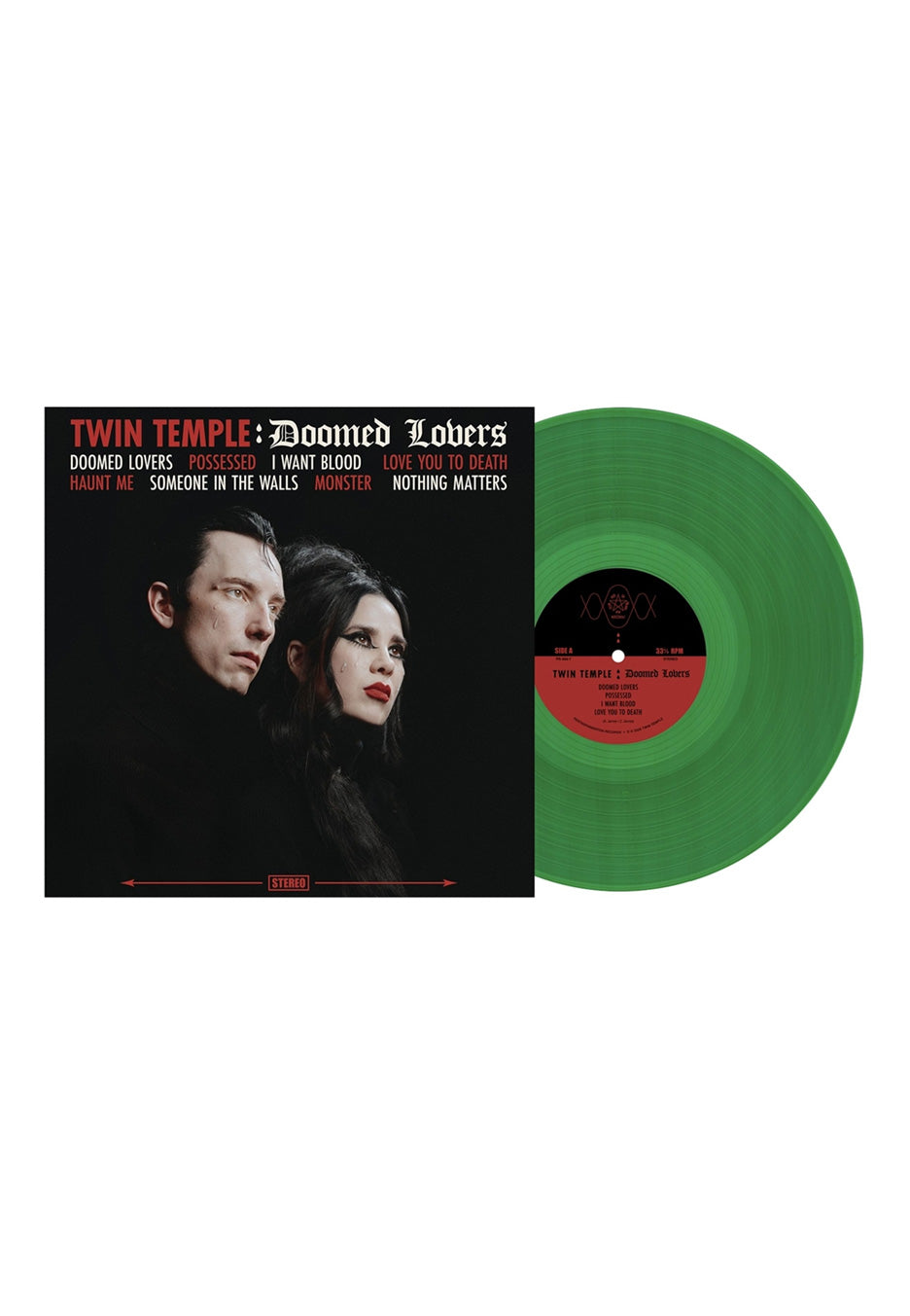 Twin Temple - Doomed Lovers Ltd. Envy Translucent Green - Colored Vinyl | Neutral-Image