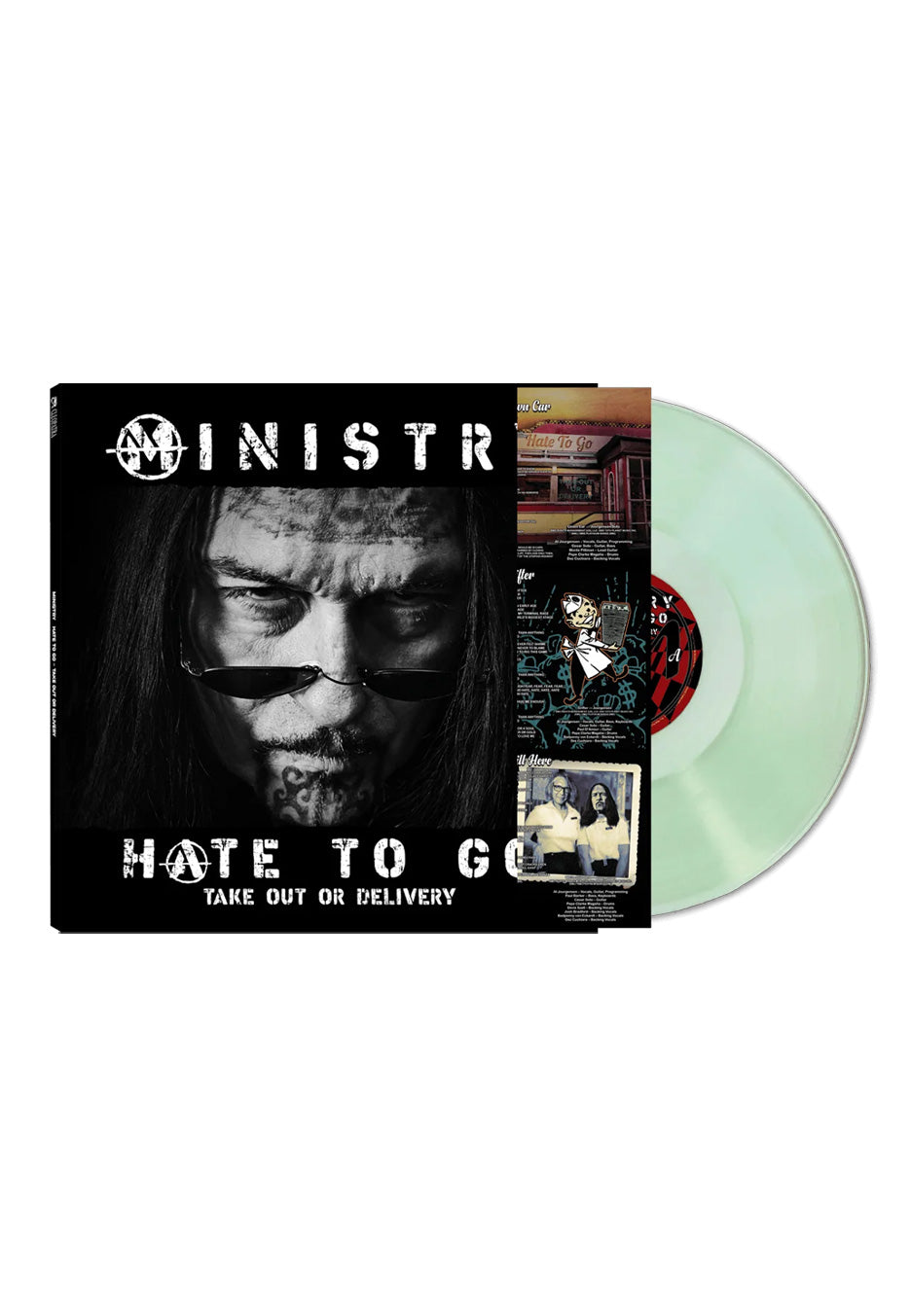 Ministry - Hate To Go: Take Out Or Delivery Ltd. Coke Bottle Green - Colored Vinyl | Neutral-Image