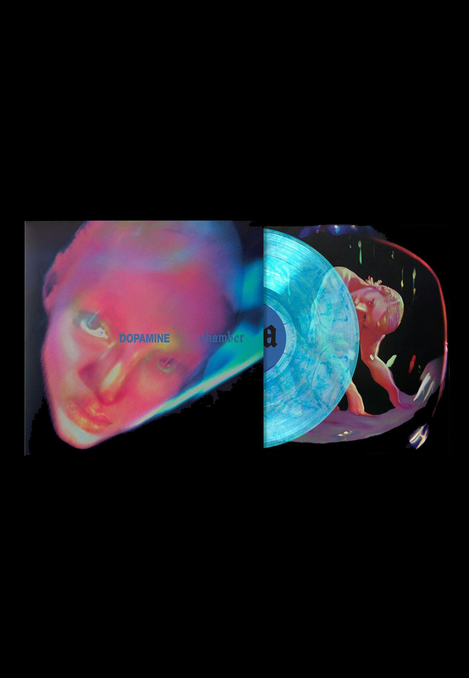 Fontaines D.C. Dopamine Chamber Ltd. Blue Marbled Vinyl | Neutral-Image