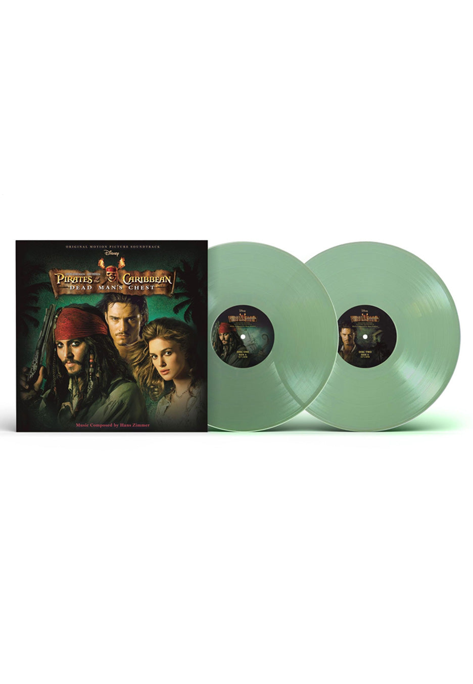Pirates Of The Caribbean Dead Man's Chest OST Ltd. Translucent Green Colored 2 Vinyl | Neutral-Image