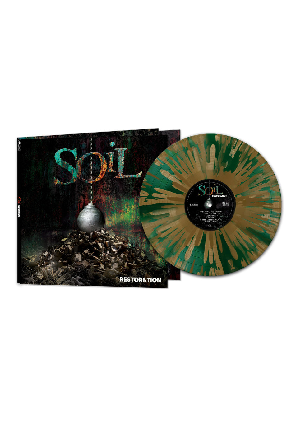 SOiL Restoration Ltd. Green w/ Gold Splattered Vinyl | Neutral-Image