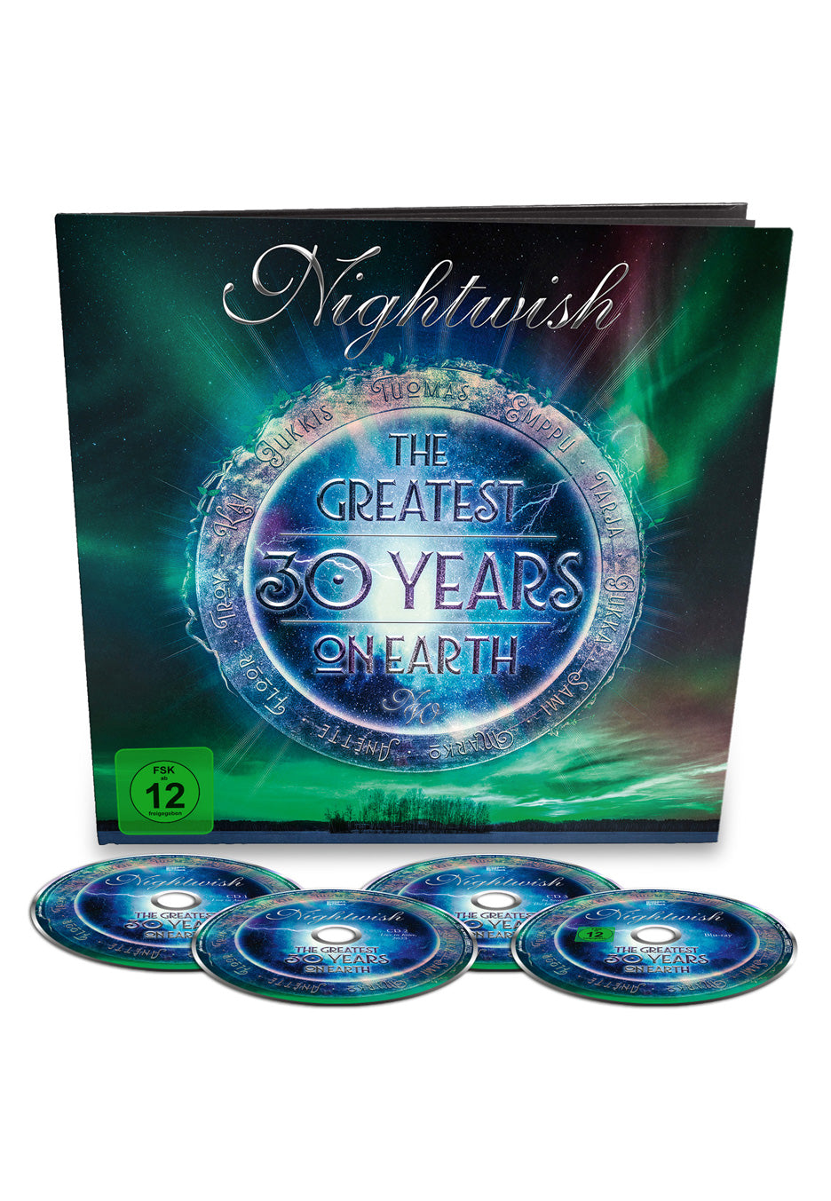 Nightwish The Greatest 30 Years On Earth Ltd. 3 CD + Blu-Ray Earbook | Neutral-Image