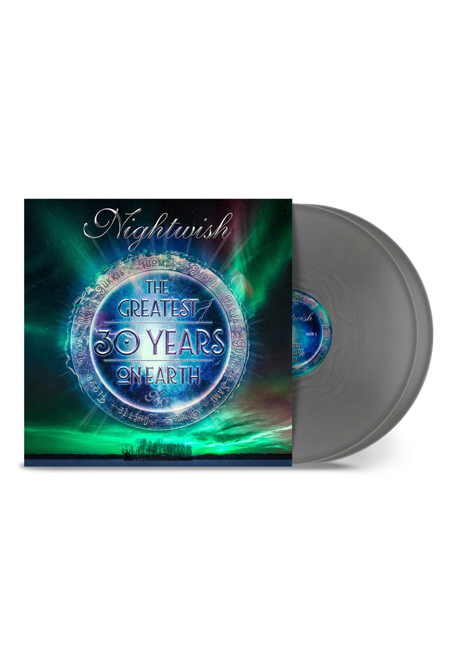 Nightwish The Greatest 30 Years On Earth Ltd. Silver & Blue Colored 4 Vinyl + Blu-Ray Box Set | Neutral-Image