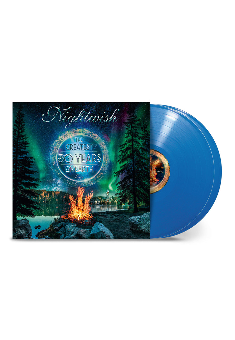 Nightwish The Greatest 30 Years On Earth Ltd. Silver & Blue Colored 4 Vinyl + Blu-Ray Box Set | Neutral-Image