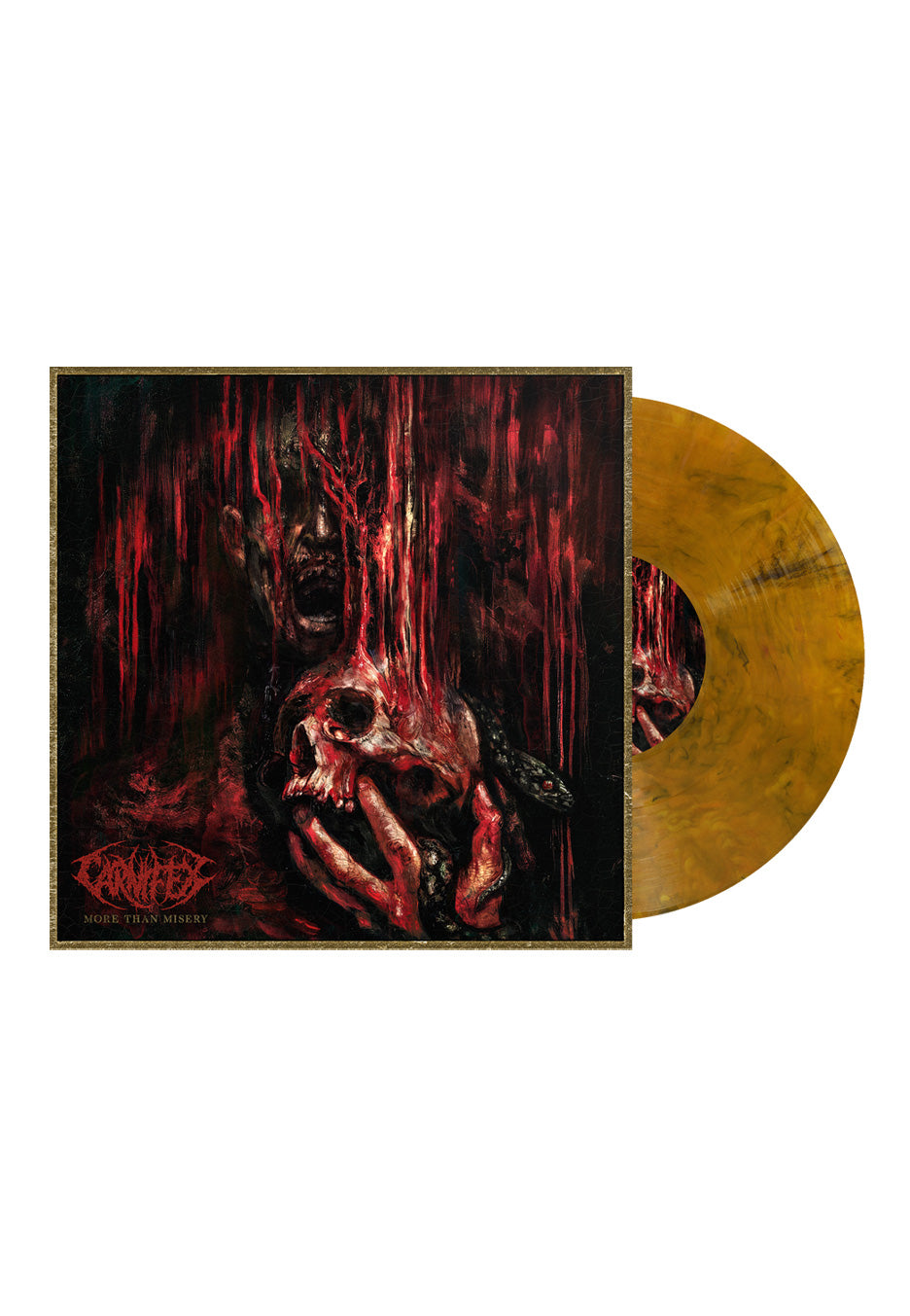 Carnifex More Than Misery Ltd. Translucent Orange w/Black Smoke Colored Vinyl | Neutral-Image