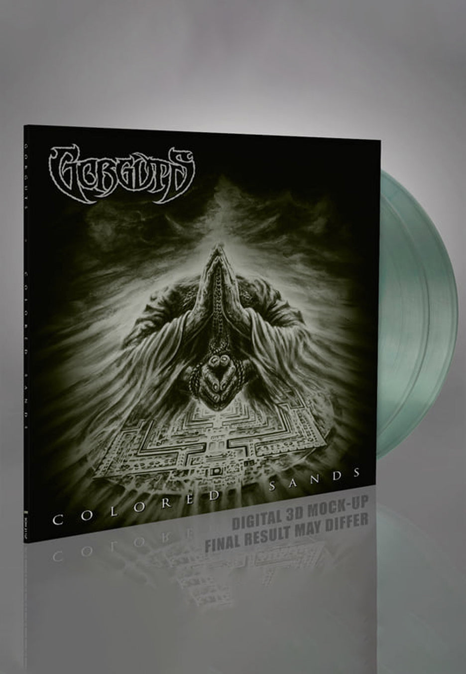 Gorguts Colored Sands Ltd. Crystal Clear/Transparent Green Marbled 2 Vinyl | Neutral-Image
