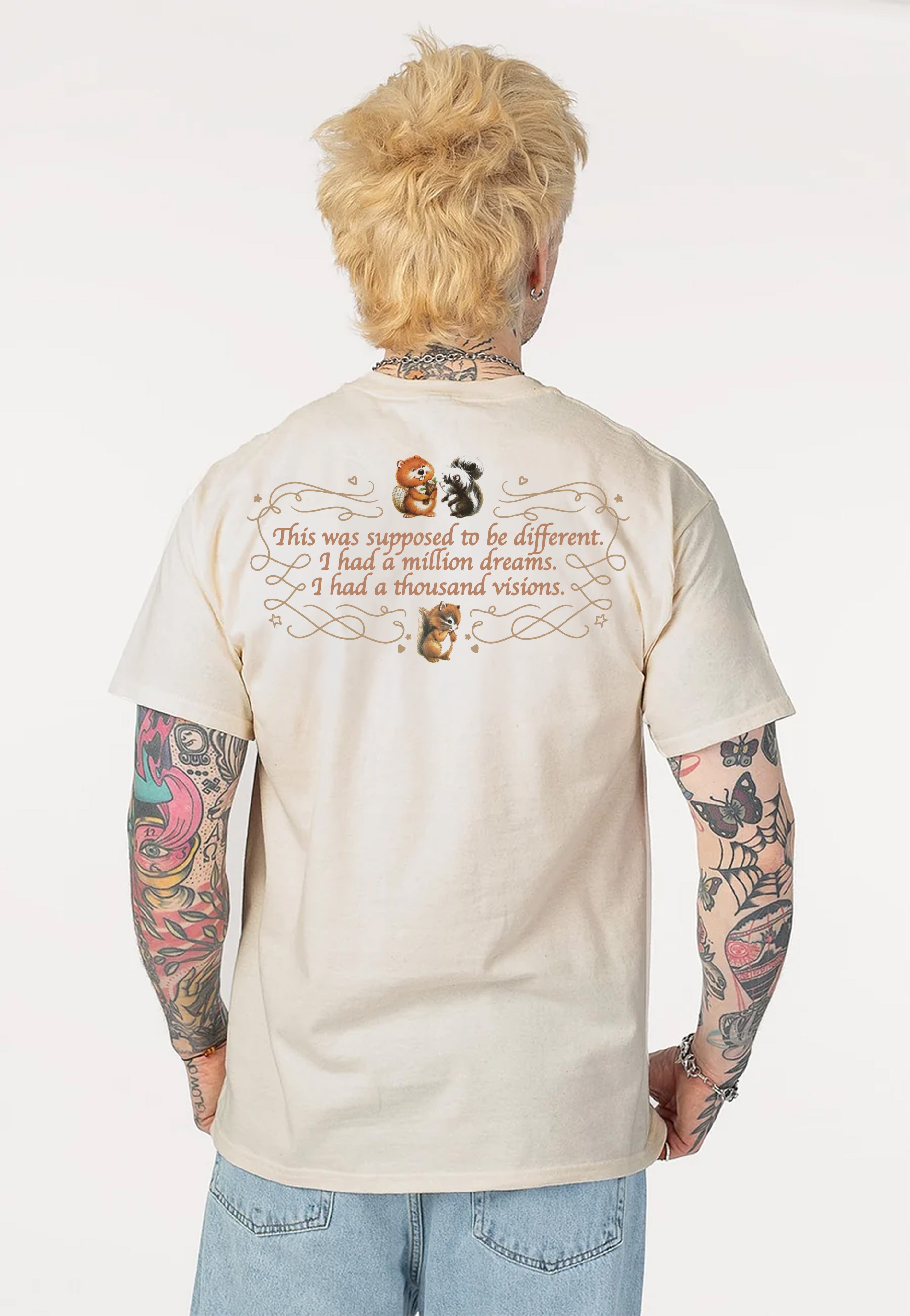 The Callous Daoboys Sweetie Sticker Sand T-Shirt | Men-Image