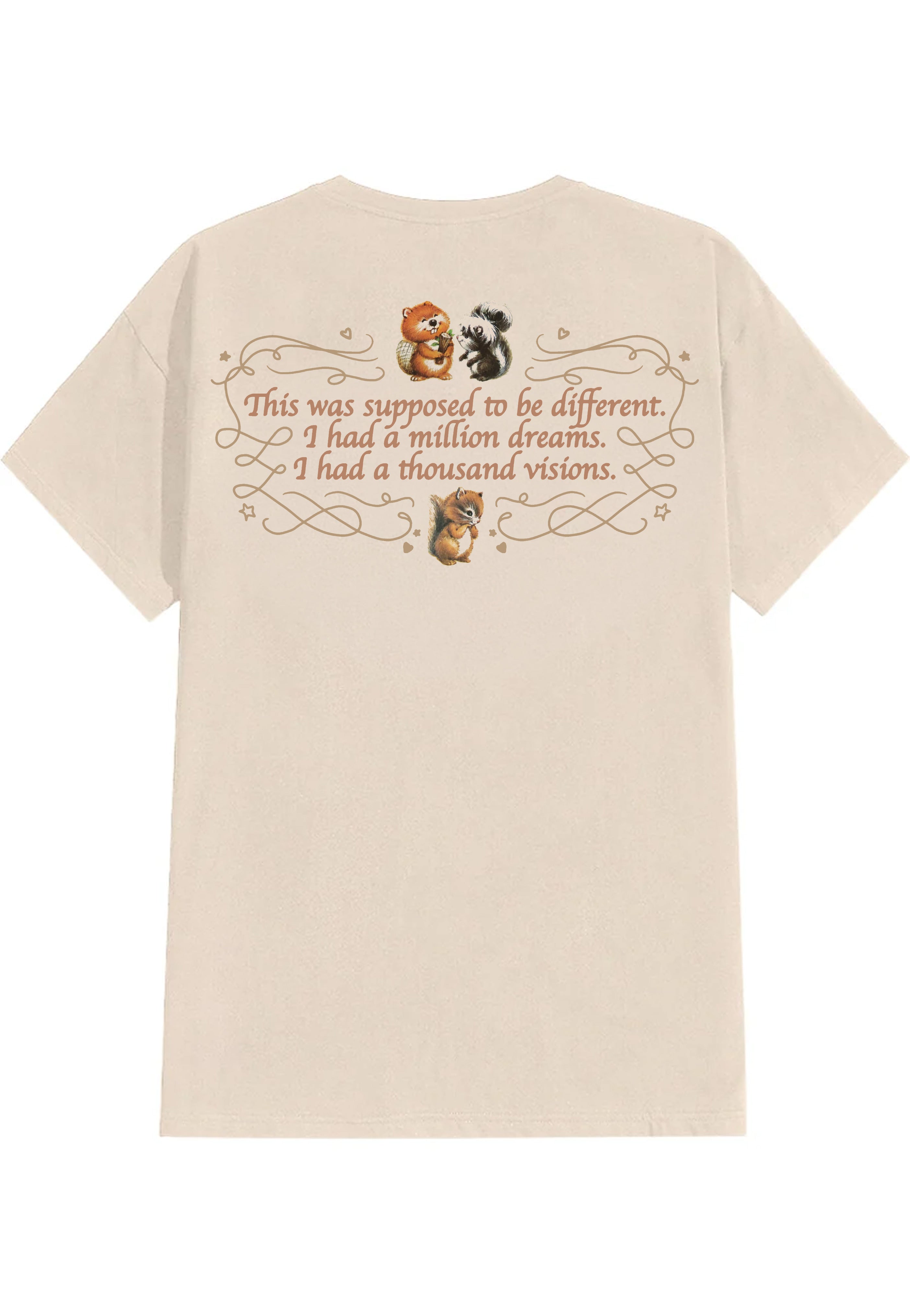 The Callous Daoboys Sweetie Sticker Sand T-Shirt | Neutral-Image