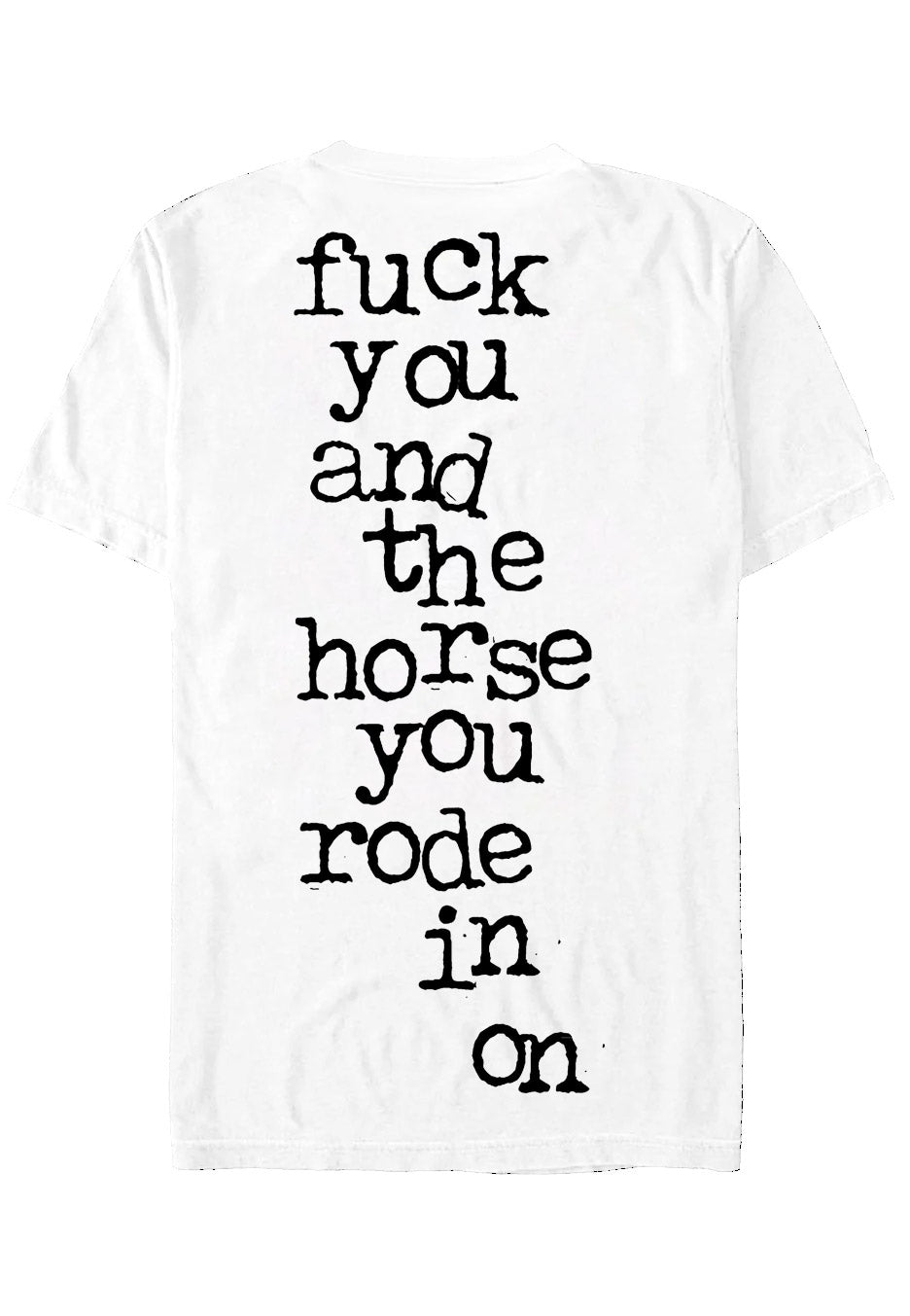 King Parrot Horse White T-Shirt | Neutral-Image