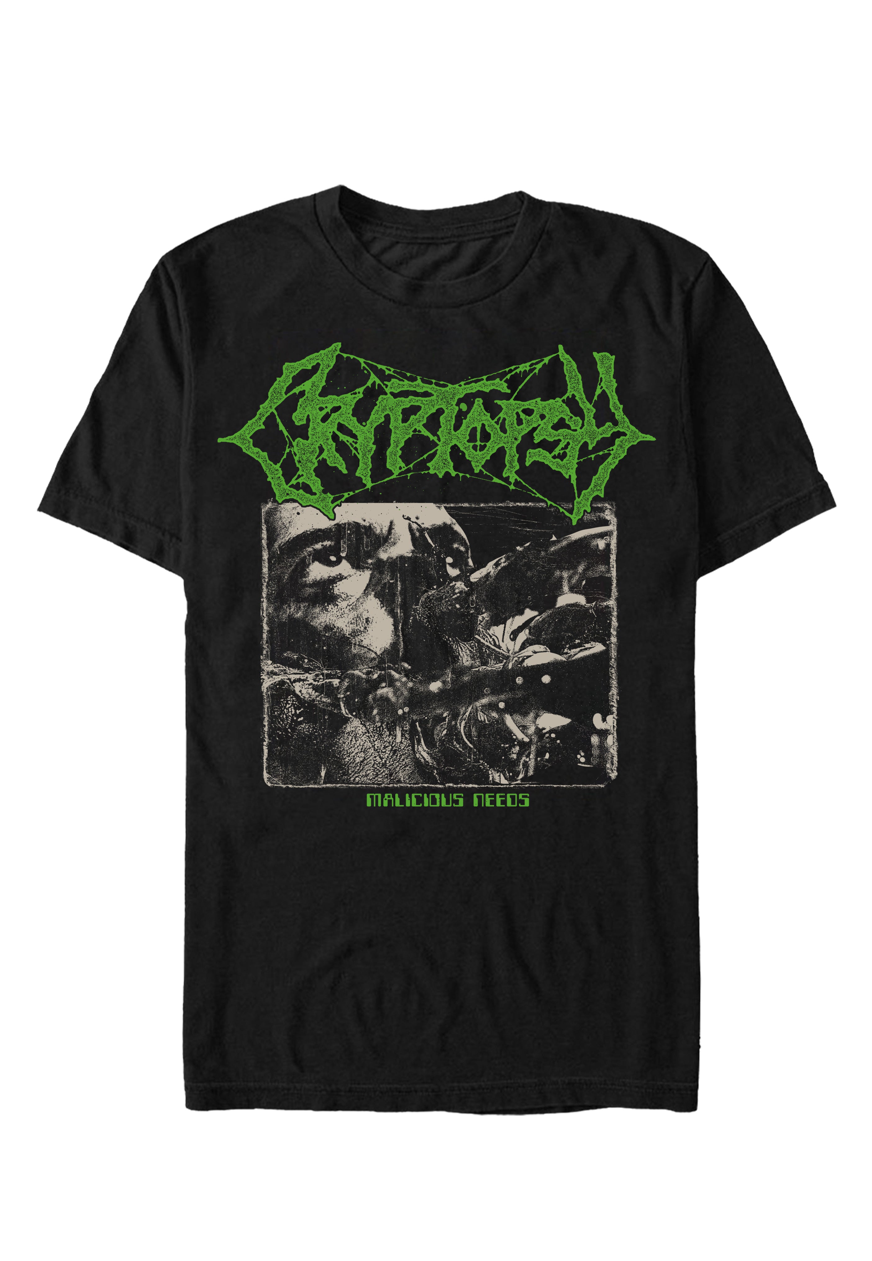 Cryptopsy Malicious & Vile Summer Tour 2026 Tričko | Neutral-Image