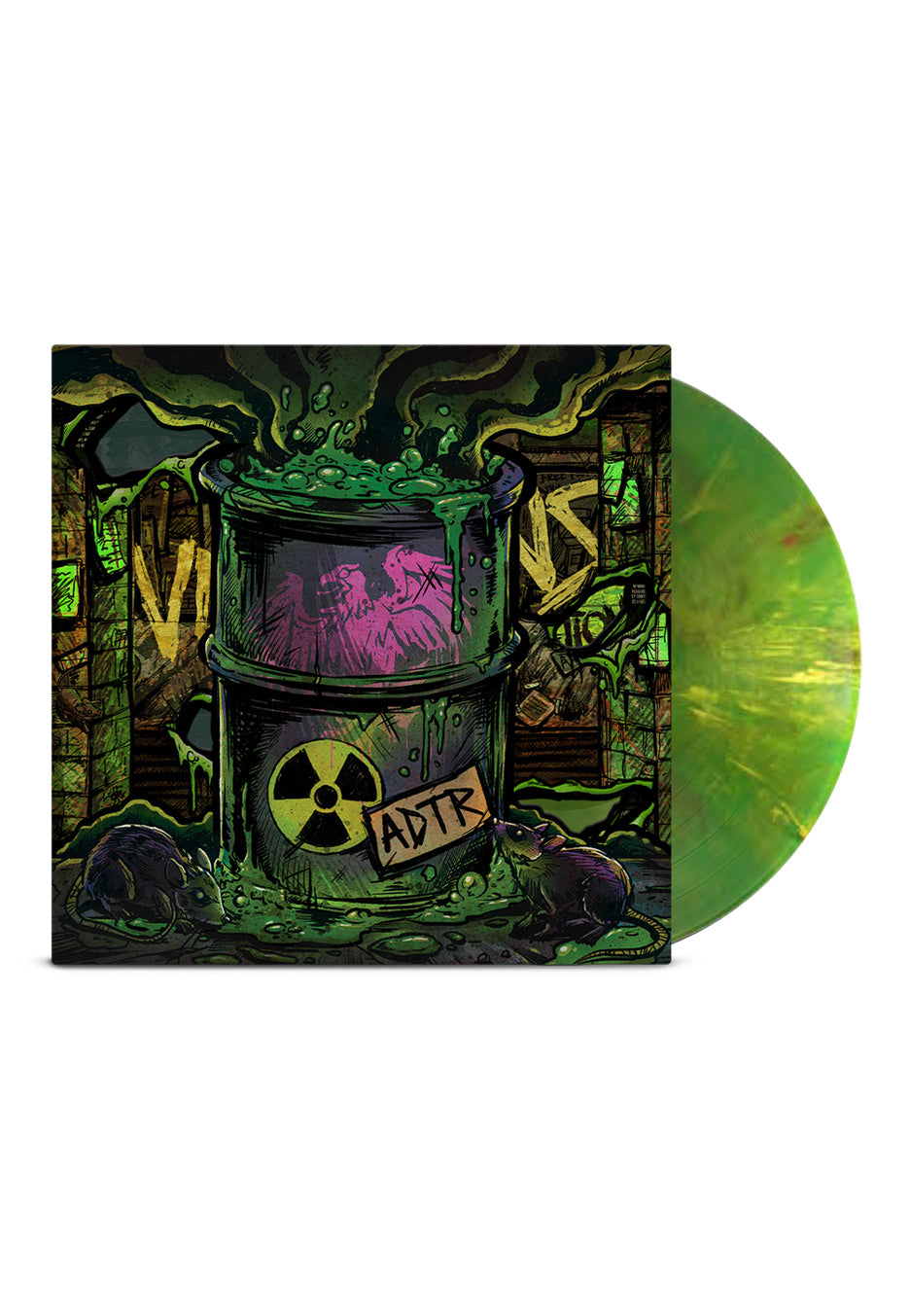 A Day To Remember Bad Vibrations (10th Anniversary) Ocala Toxic Sludge Colored Vinyl | Neutral-Image