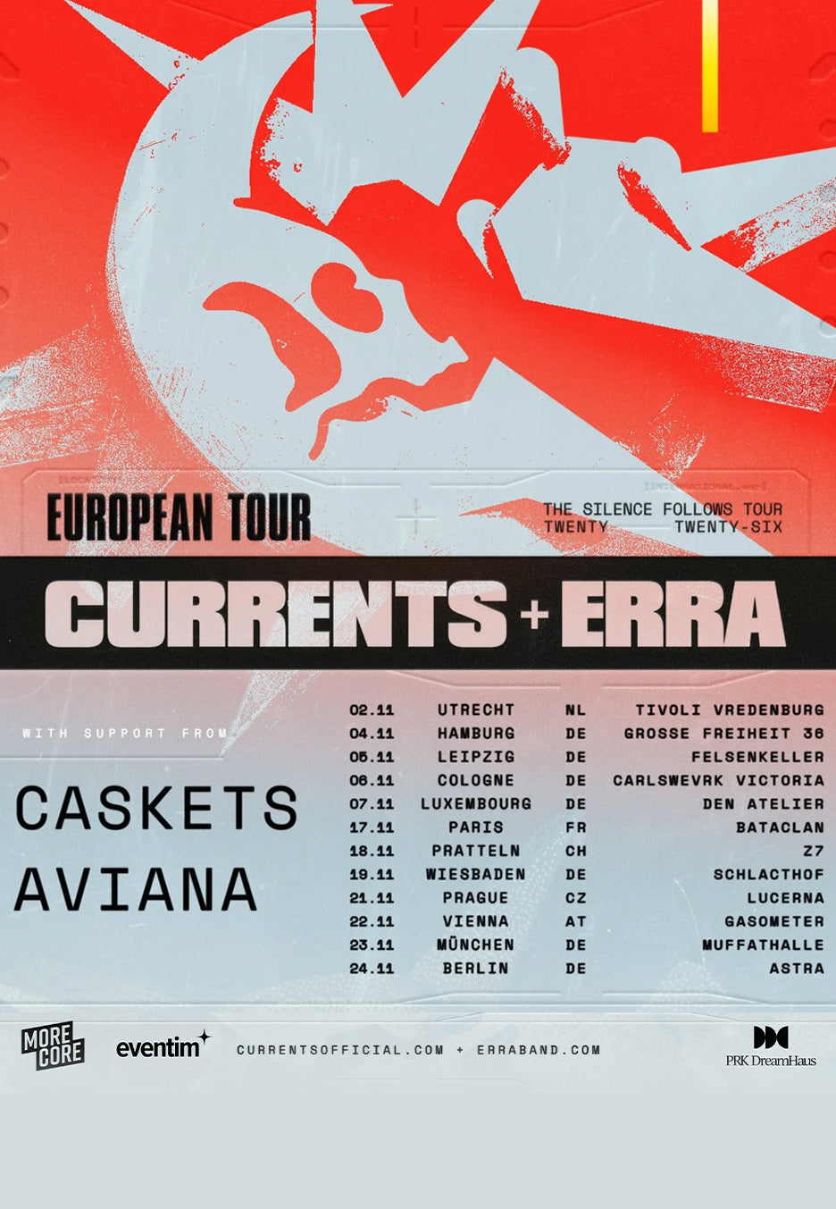 Currents x Erra 24.11.2026 Berlin Ticket | Neutral-Image