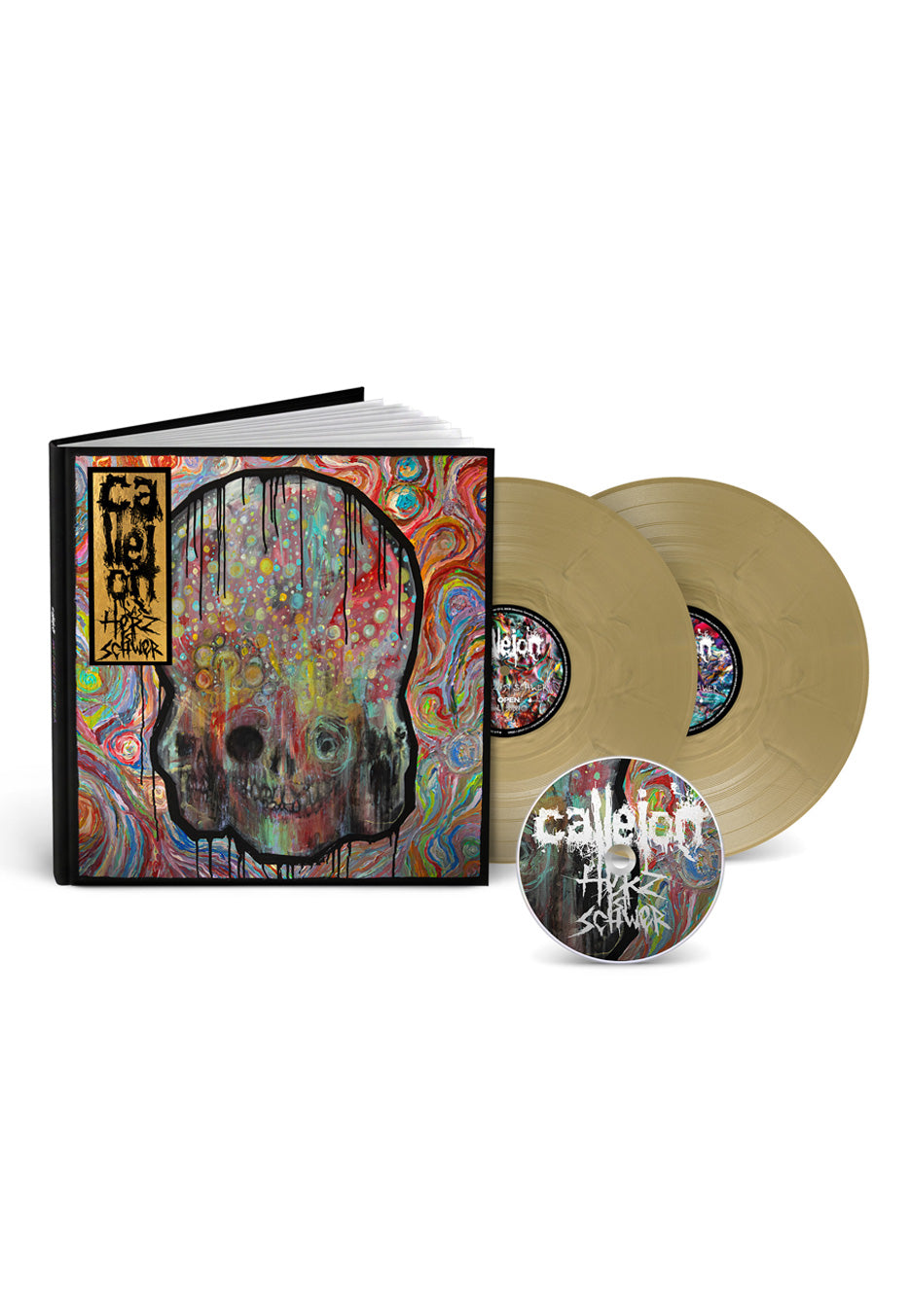 Callejon Das Herz Ist Schwer Ltd. Deluxe Gold Colored 2 Vinyl + CD | Neutral-Image