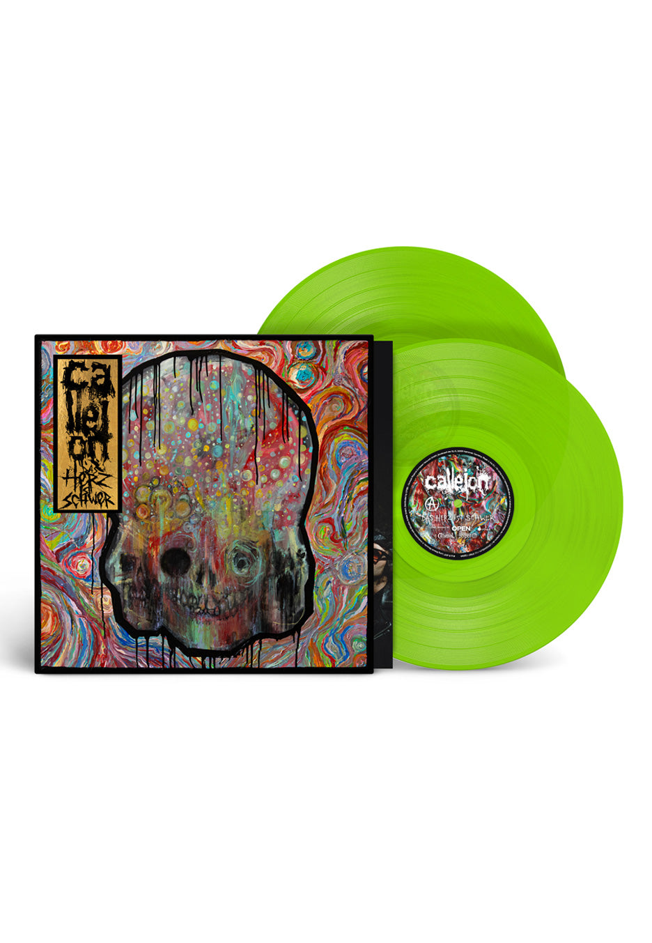 Callejon Das Herz Ist Schwer Ltd. Apple Green Colored 2 Vinyl | Neutral-Image
