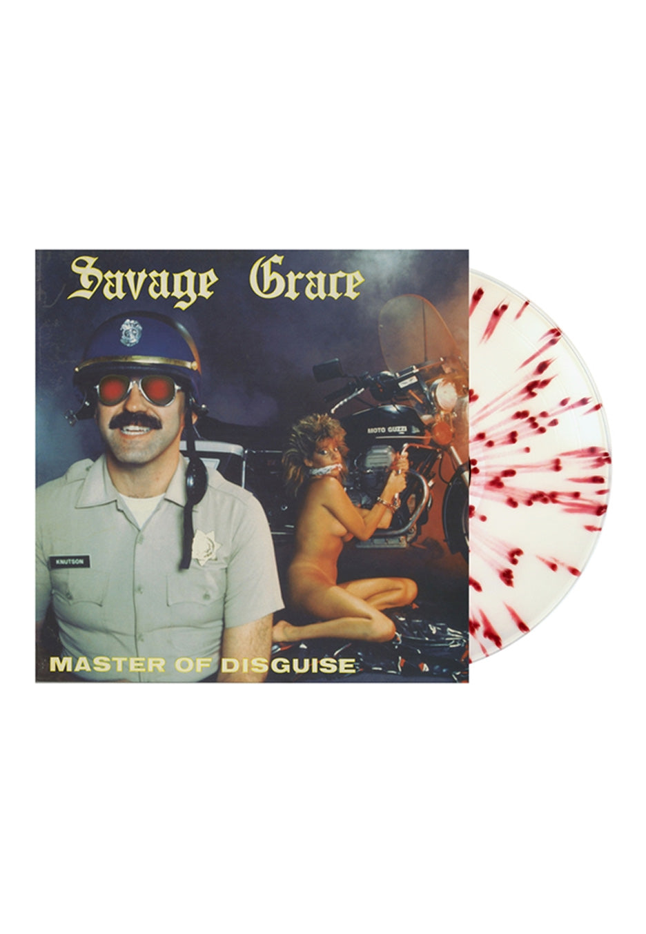 Savage Grace Master Of Disguise Ltd. Clear w/ Red Splattered Vinyl | Neutral-Image