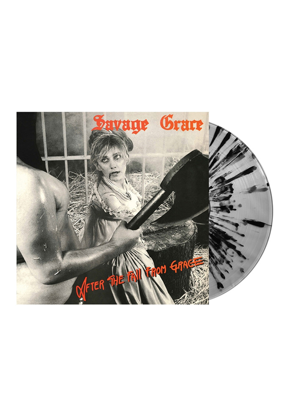 Savage Grace After The Fall From Grace Ltd. Clear w/ Black Splattered Vinyl | Neutral-Image