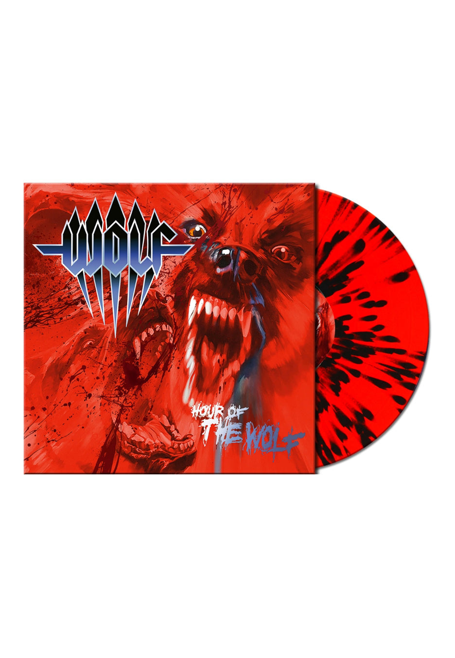 Wolf Hour Of The Wolf Ltd. Red/Black Splattered Vinyl | Neutral-Image