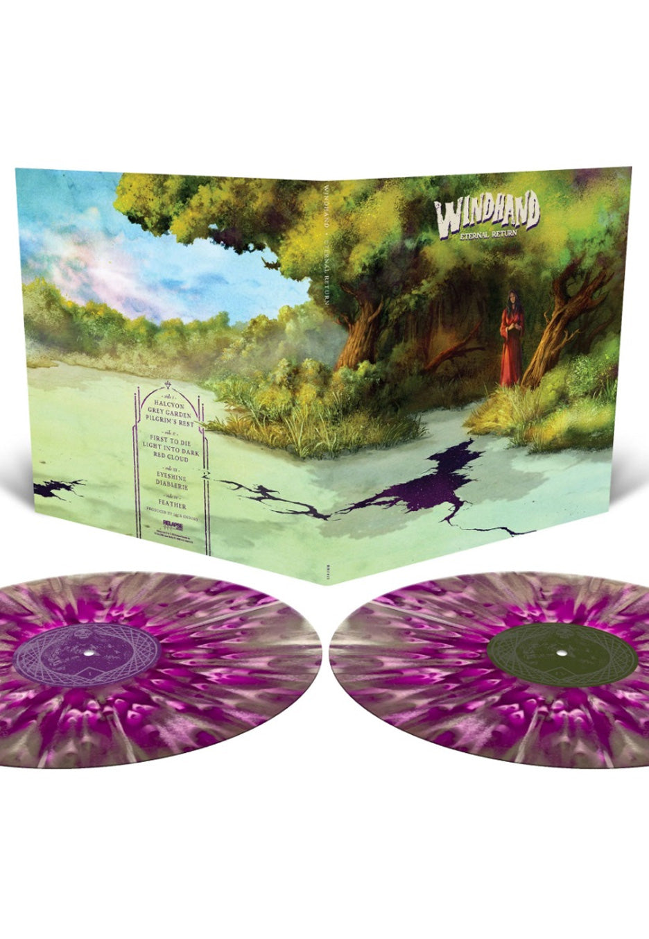 Windhand Eternal Return Ltd. Violet/Silver/White Splattered 2 Vinyl | Neutral-Image