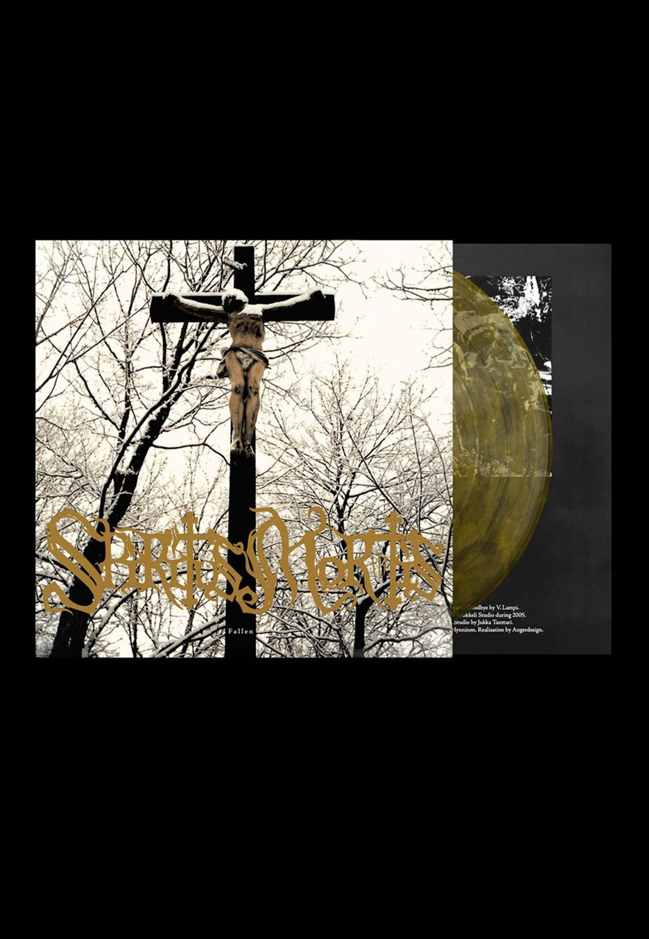 Spiritus Mortis Fallen Ltd. Clear/Gold Colored Vinyl | Neutral-Image