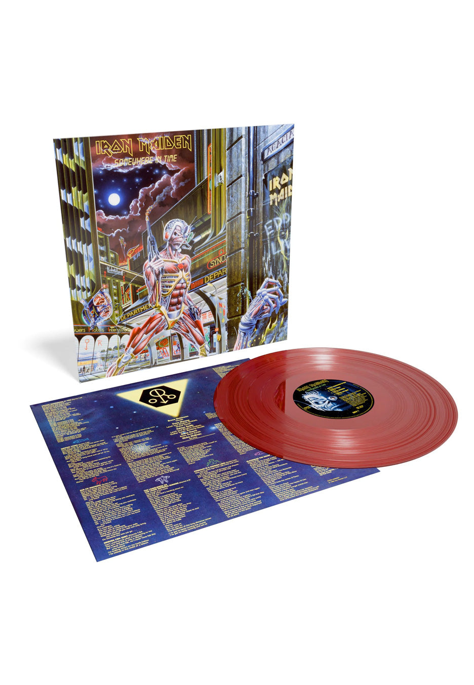 Iron Maiden Somewhere In Time (40th Anniversary) Ltd. Oxblood Colored Vinyl | Neutral-Image