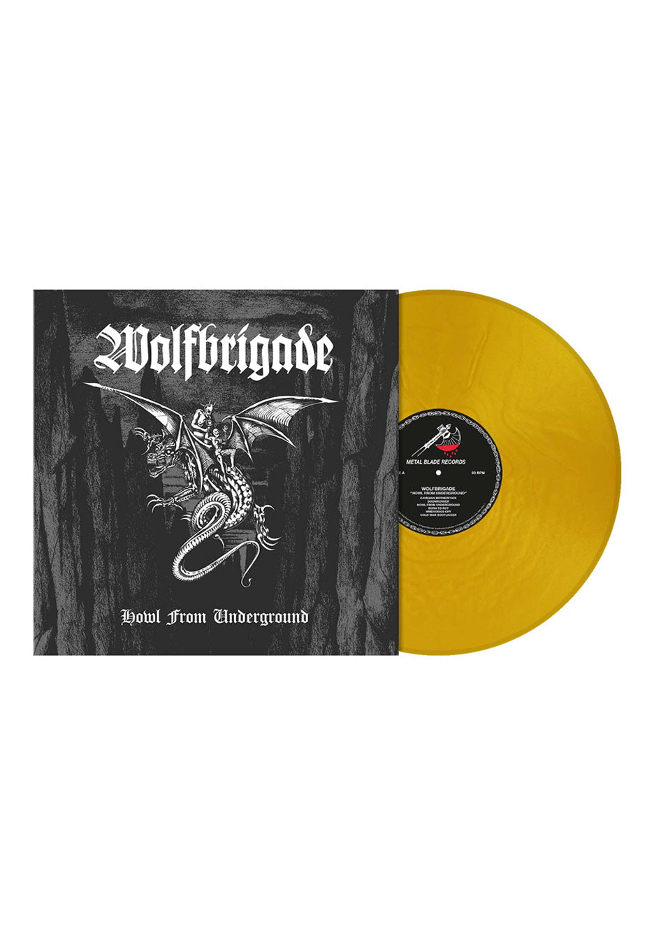 Wolfbrigade Howl From Underground Ltd. Gold Metallic Colored Vinyl | Neutral-Image