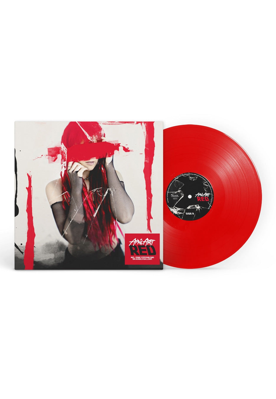 April Art RED Ltd. Red Colored Vinyl | Neutral-Image