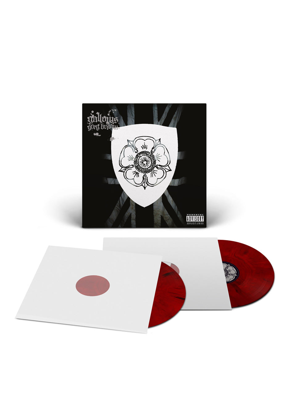 Gallows Grey Britain Indie Exclusive Red & Black Marbled 2 Vinyl | Neutral-Image