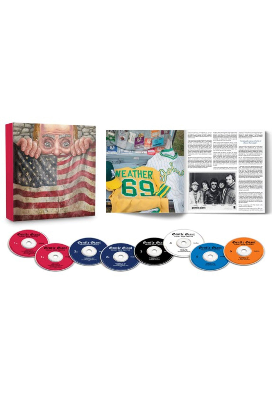 Gentle Giant Front Row Center 1975-1980 Earbook 8 CD | Neutral-Image