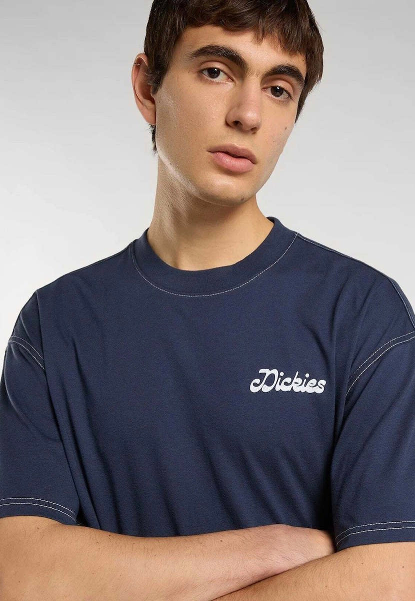 Dickies Cornville Navy Tričko | Men-Image