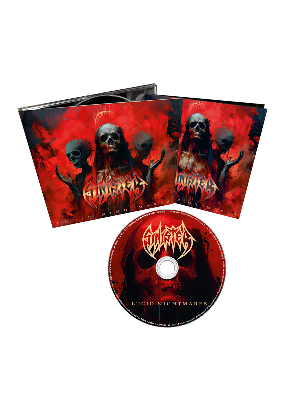 Sinister Lucid Nightmares Digipak CD | Neutral-Image