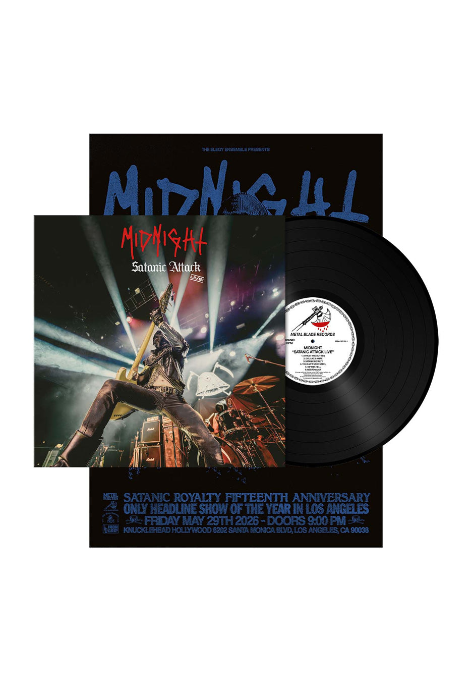Midnight Satanic Attack Live! Vinyl | Neutral-Image