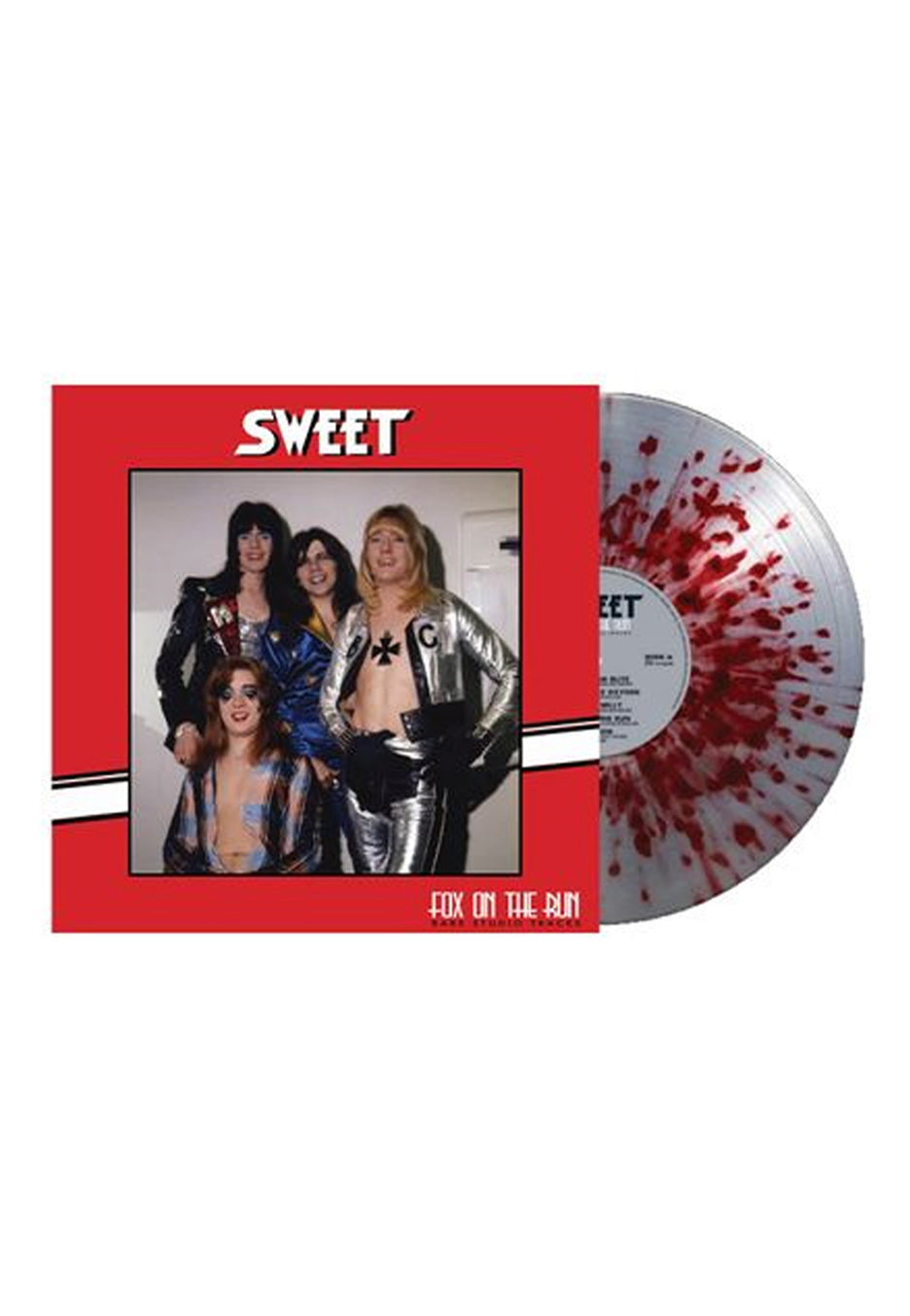 Sweet Fox On The Run: Rare Studio Tracks Ltd. Silver w/ Red Splattered Vinyl | Neutral-Image
