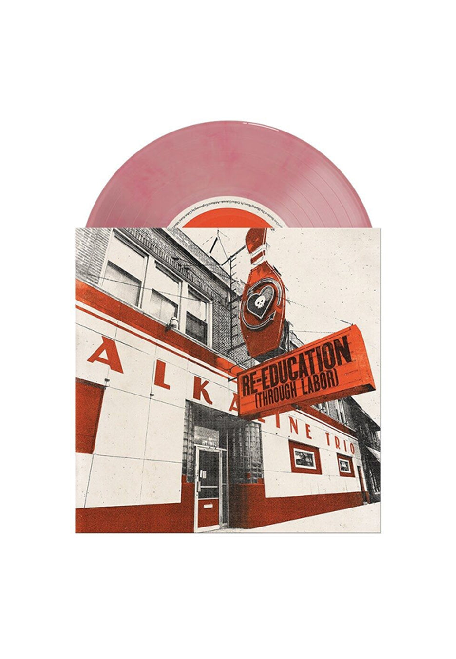 Rise Against x Alkaline Trio Private Eye / Re-Education Through Labor Ltd. Blossom Colored 7 Inch | Neutral-Image