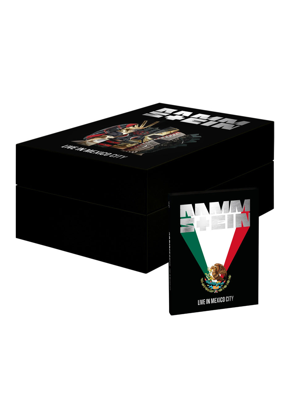 Rammstein Live In Mexico City Ltd. Lucha Libre Head & Mask Edition 2 CD + Blu Ray Boxset | Neutral-Image