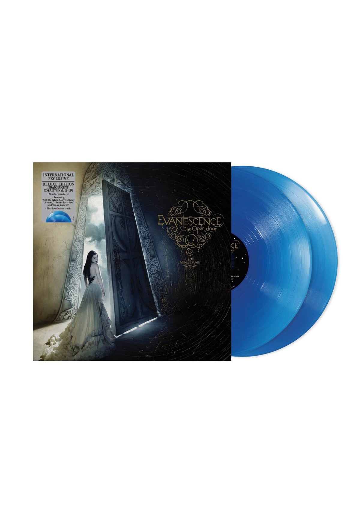 Evanescence The Open Door Deluxe Edition Translucent Cobalt Blue Colored 2 Vinyl | Neutral-Image