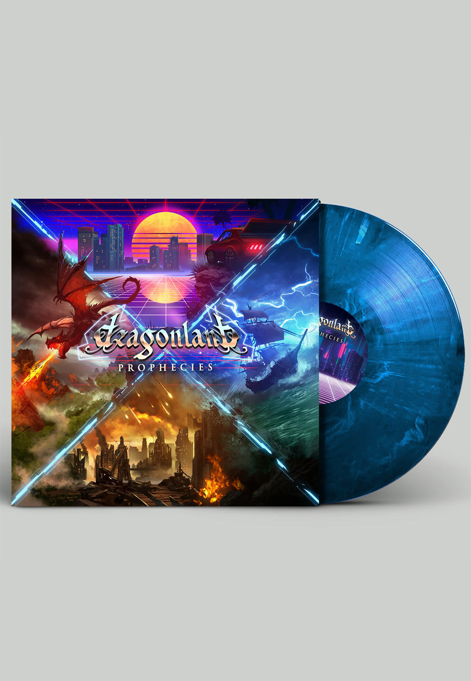 Dragonland Prophecies Ltd. Blue Marbled Vinyl | Neutral-Image