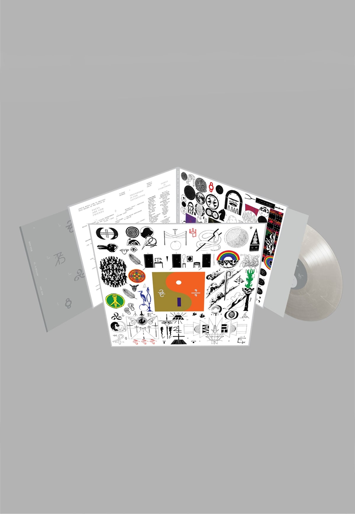 Bon Iver 22, A Million 10th Anniversary Ltd. Frosted Silver Colored Vinyl | Neutral-Image