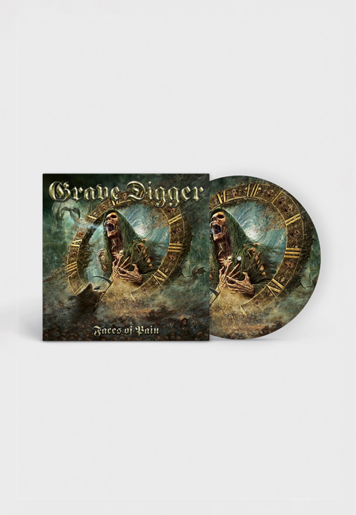 Grave Digger Faces Of Pain Ltd. Picture Vinyl | Neutral-Image
