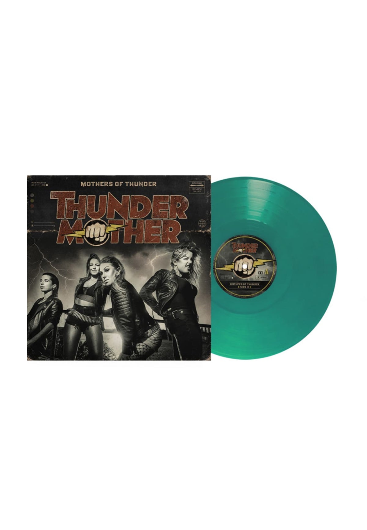 Thundermother Mothers Of Thunder Ltd. Transparent Green Colored Vinyl | Neutral-Image