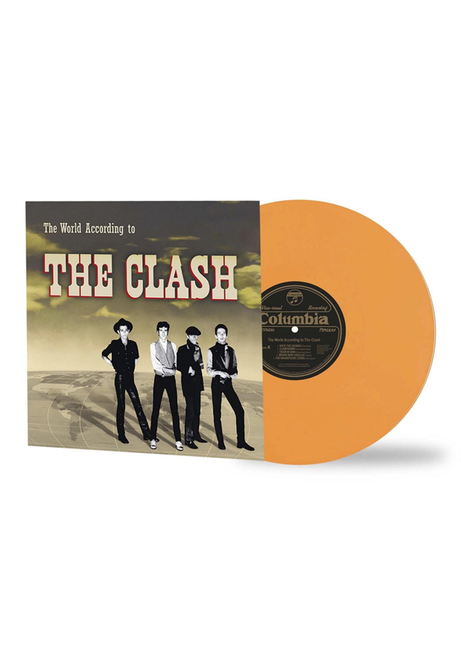 The Clash The World According To The Clash Ltd. Orange Colored Vinyl | Neutral-Image