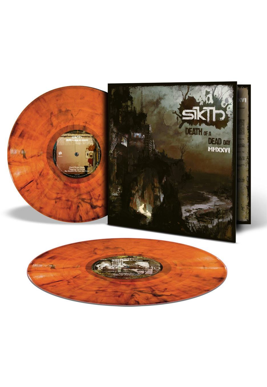 SikTh Death of a Dead Day MMXXVI Orange w/ Black Smoke Colored 2 Vinyl | Neutral-Image