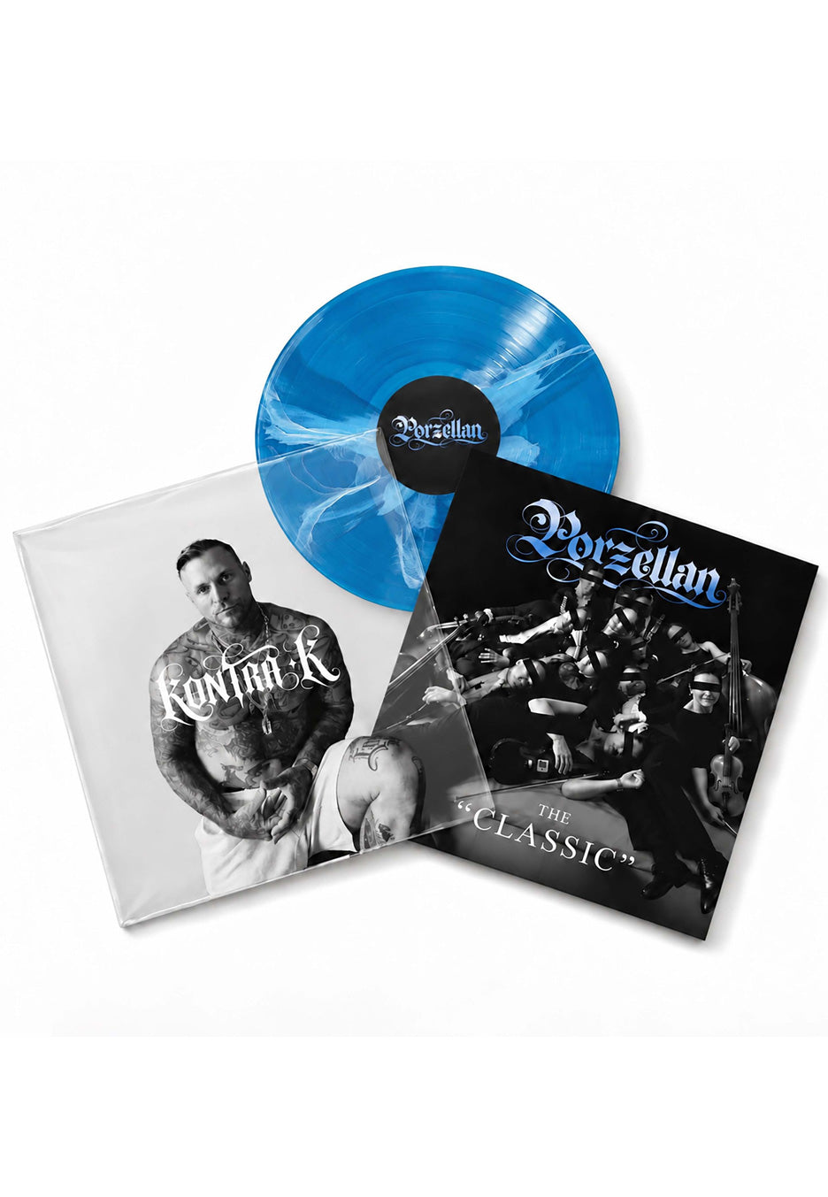 Kontra K Porzellan: The Classic Ltd. Blue Colored 2 Vinyl | Neutral-Image