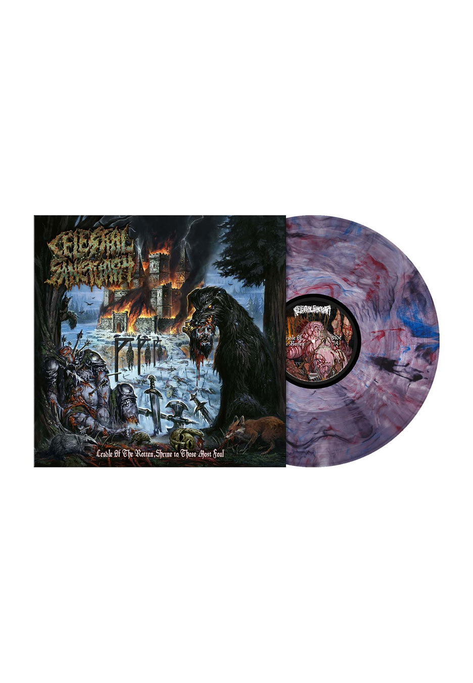 Celestial Sanctuary Cradle Of The Rotten, Shrine To Those Most Foul Ltd. Rotting St. Edmund Marbled Vinyl | Neutral-Image