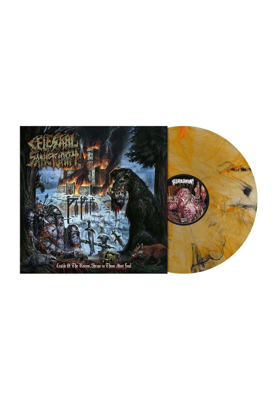 Celestial Sanctuary Cradle Of The Rotten, Shrine To Those Most Foul Ltd. Milk Of The Haggard Marbled Vinyl | Neutral-Image