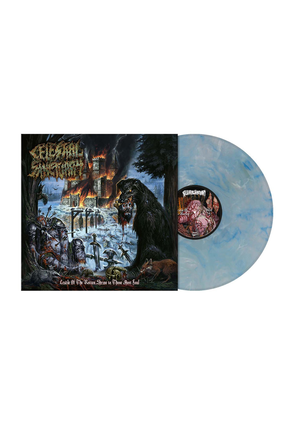 Celestial Sanctuary Cradle Of The Rotten, Shrine To Those Most Foul Ltd. Frozen Frothed Gob Marbled Vinyl | Neutral-Image