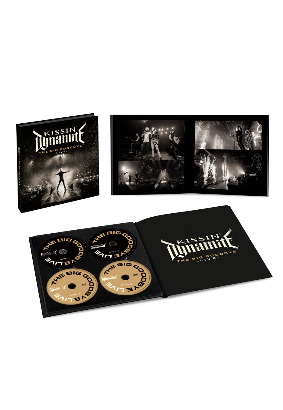 Kissin' Dynamite The Big Goodbye: Live Ltd. 2 CD + DVD + Blu-Ray Earbook | Neutral-Image