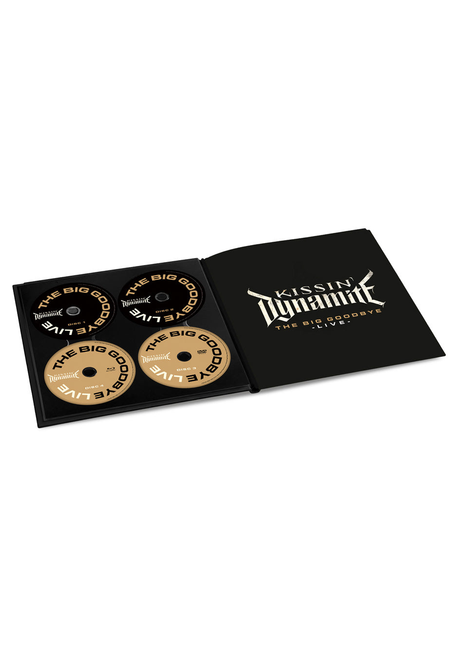 Kissin' Dynamite The Big Goodbye: Live Ltd. 2 CD + DVD + Blu-Ray Earbook | Neutral-Image