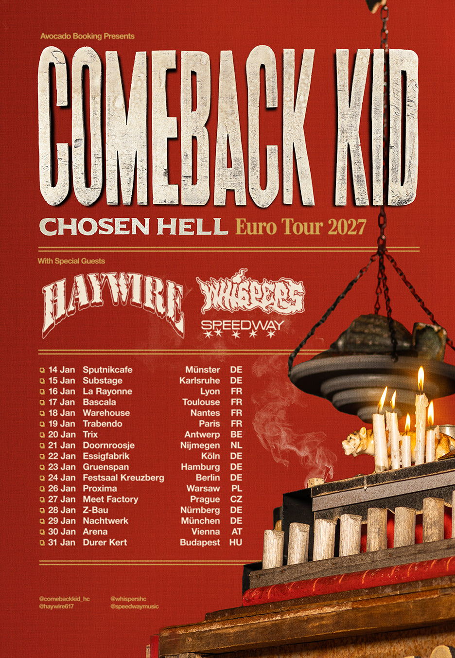 Comeback Kid 24.01.2027 Berlin Ticket | Neutral-Image